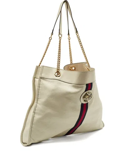Pre-owned Gucci 1147950 White In Neutral