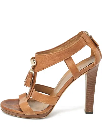 Pre-owned Gucci 115mm Marrakech Sandals