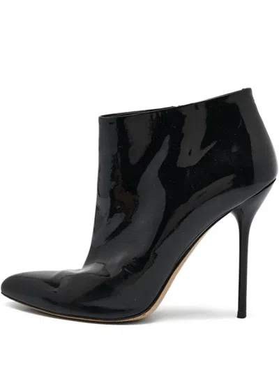 Pre-owned Gucci 120mm Patent Pumps