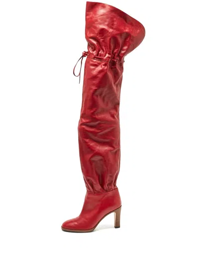 Pre-owned Gucci 120mm Trish Boots