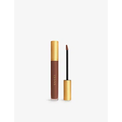 Gucci 124 Emily Brown Rouge À Lèvres Liquide Matte Lipstick 6.5ml