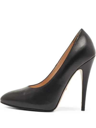 Pre-owned Gucci 125mm Leather Pumps