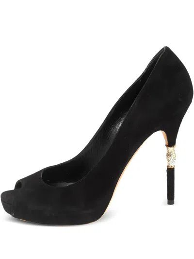 Pre-owned Gucci 125mm Suede Pumps