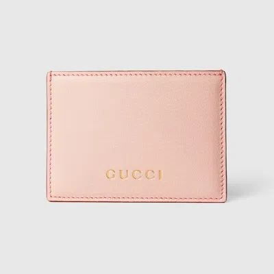 Gucci Card Case With  Lettering
