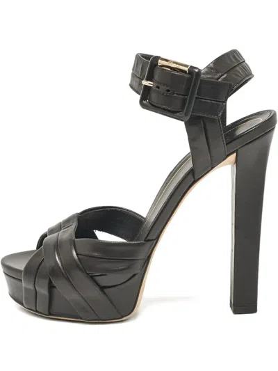 Pre-owned Gucci 130mm Leather Platform Sandals