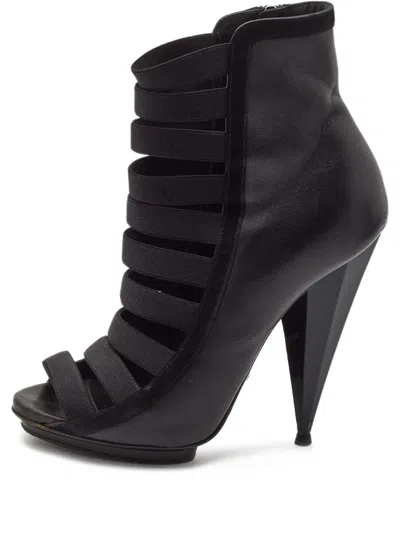 Pre-owned Gucci 130mm Strapped Ankle Boots