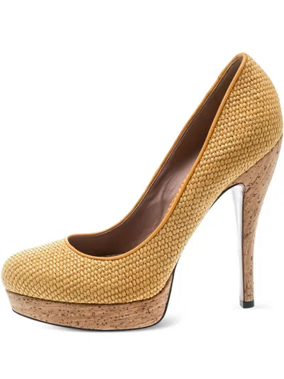 Pre-owned Gucci 135mm Bumblebee Pumps