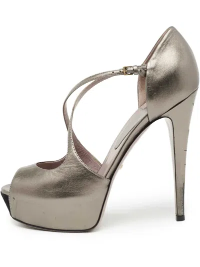 Pre-owned Gucci 140mm Lili Sandals