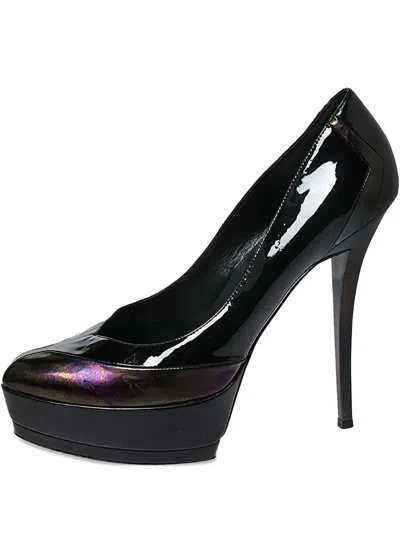 Pre-owned Gucci 140mm Patent Pumps