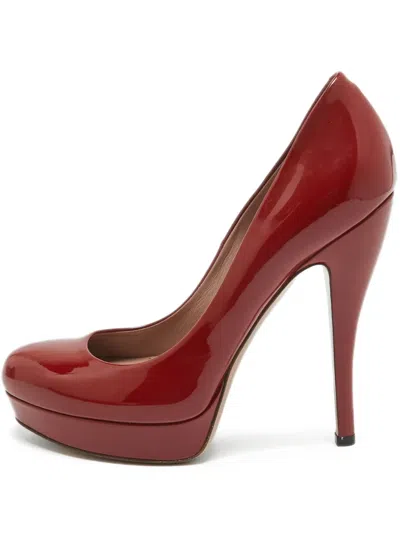 Pre-owned Gucci 140mm Platform Pumps