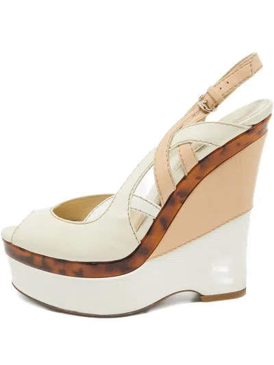 Pre-owned Gucci 140mm Platform Wedge Sandals