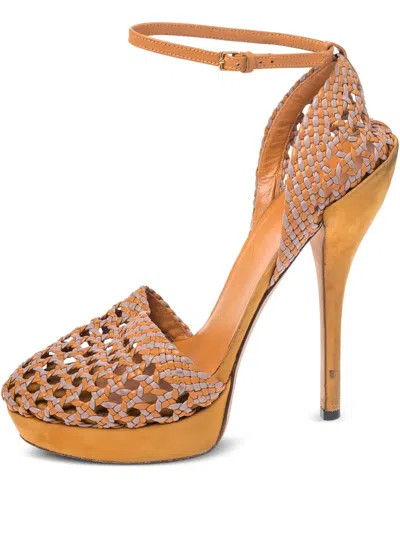 Pre-owned Gucci 145mm Kyligh Sandals