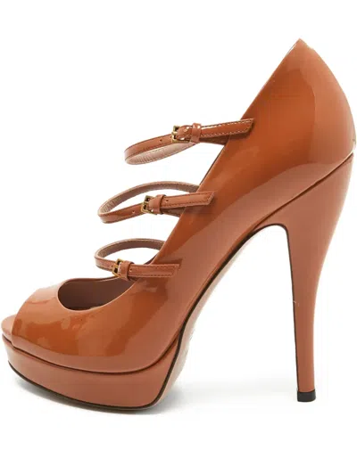 Pre-owned Gucci 145mm Leather Pumps