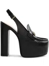 Gucci 145mm Ottavia Platform Pumps In Black