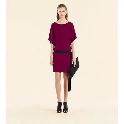Pre-owned Gucci $1490  Knit Belted Mini Dress In Red