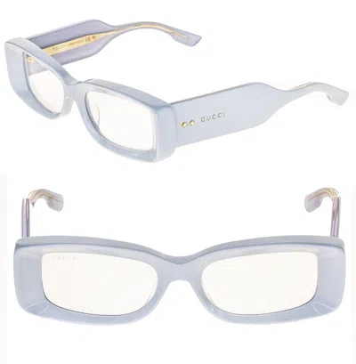 Pre-owned Gucci 1528 White Violet Narrow Sculpted Logo Pin Gg1528s Unisex Sunglasses 005 In Gray