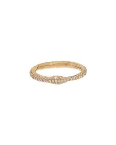 Pre-owned Gucci 18k 0.25 Ct. Tw. Diamond Ring Women's 10