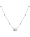 Gucci 18k 0.35 Ct. Tw. Diamond Necklace (authentic Pre-loved) In Metallic