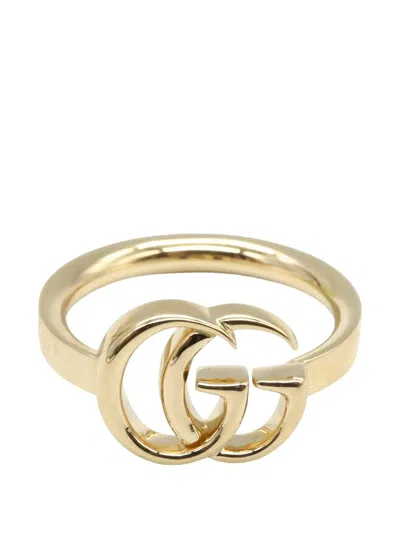 Pre-owned Gucci 18k Gg Running Ring In Gold