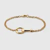 Gucci 18k Horsebit Chain Bracelet In Gold
