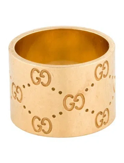 Pre-owned Gucci 18k Icon Band In Multi