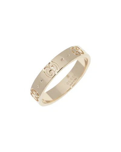 Pre-owned Gucci 18k Icon Ring #13 (authentic Pre-loved)