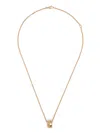 Gucci 18k Yellow Gold Gg-charm Necklace In Gold