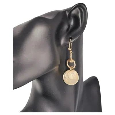 Pre-owned Gucci 18k Yellow Gold Bee & Horsebit Motif Dangle Drop Collection Earrings Rare