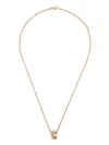 Gucci 18k Yellow Gold Gg-charm Necklace In Gold