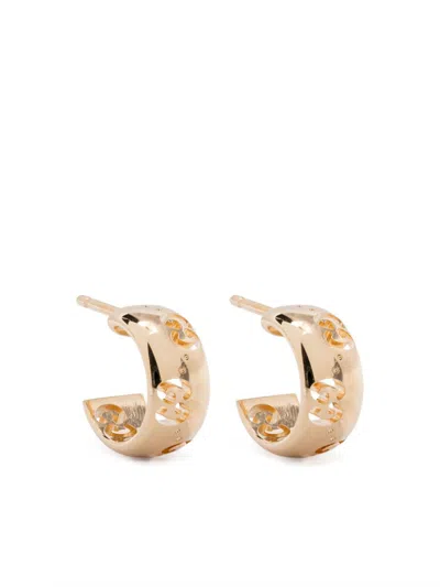 Gucci 18k Yellow Gold Gg Earring