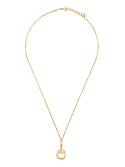 Gucci 18k Yellow Gold Horsebit Necklace