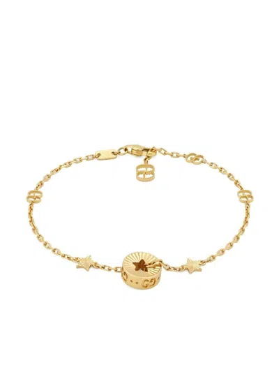 Gucci 18k Yellow Gold Icon Star Bracelet