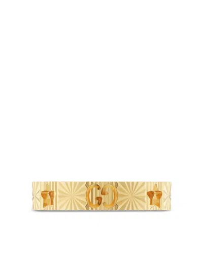 Gucci 18k Yellow Gold Icon Star Ring