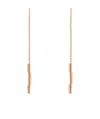 Gucci Link To Love 18k Rose Gold Drop Earrings In Gold