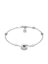Gucci 18kt Icon Weissgoldarmband In Silver