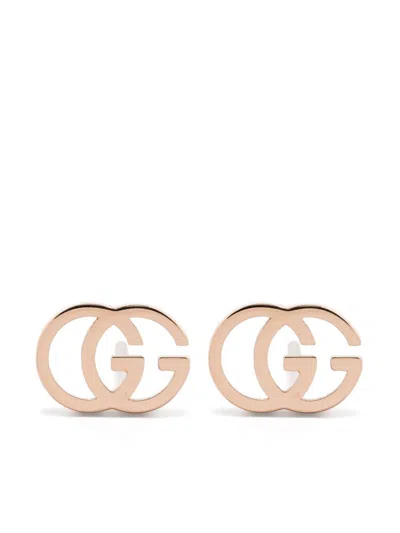 Gucci 18kt Yellow Gold Gg Running Earrings