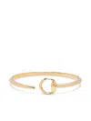 Gucci 18kt Yellow Gold Horsebit Bangle In Gold