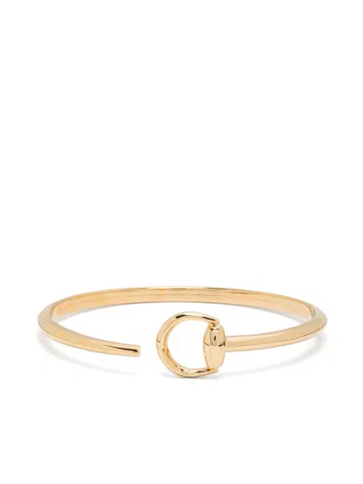 Gucci 18kt Yellow Gold Horsebit Bangle