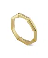 Gucci Link To Love Mirrored Ring - Size 6 In Yellow