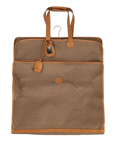Pre-owned Gucci 1900 Monogram Garment Case In Neutral