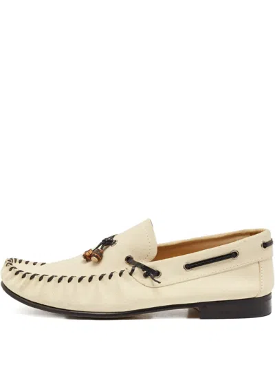 Pre-owned Gucci 1900 Suede Loafers