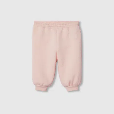 Gucci Babies'  1921 Cotton Jogging Trousers In Pink