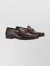 Gucci 1953 Horsebit Leather Loafer Clamp Detail In Brown