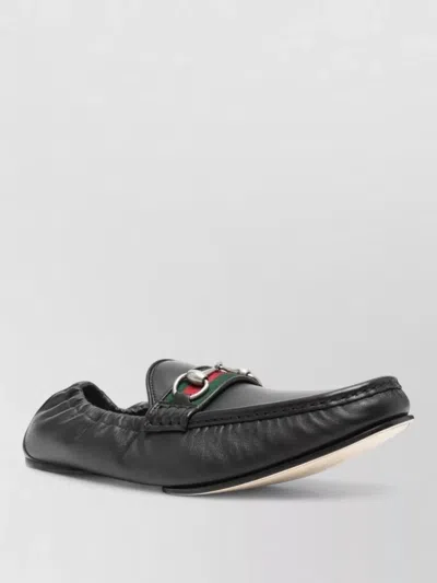 GUCCI 1953 HORSEBIT LEATHER LOAFERS RUBBER SOLE