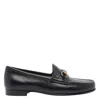Gucci Horsebit 1953 Leather Loafers With Gold-tone Hardware In Black