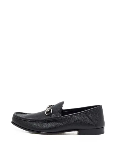 Pre-owned Gucci 1953 Horsebit Loafers In Black