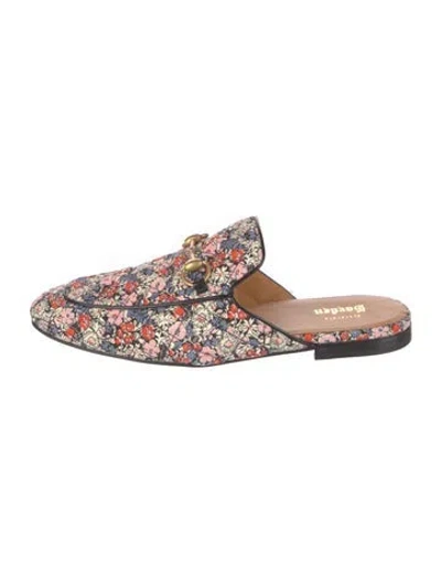 Pre-owned Gucci 1955 Horsebit Accent Slippers W/ Tags In Black