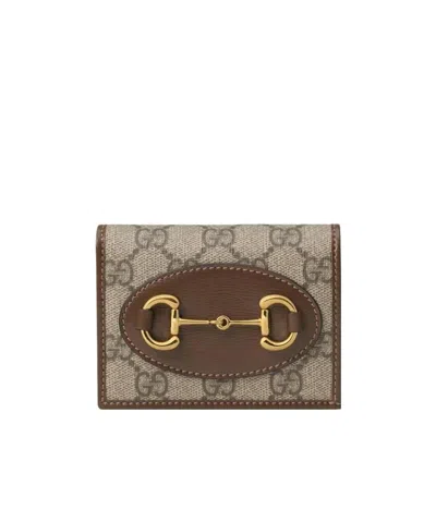 GUCCI GUCCI HORSEBIT 1955 CARD CASE WALLET