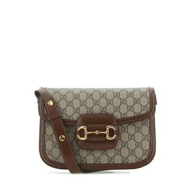 Gucci 1955 Horsebit Shoulder Bag In Brown