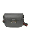 Gucci Horsebit Leather Messenger Bag In Multi
